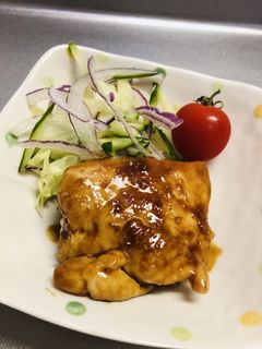 安い!美味いダイエット!鶏むねの照り焼き-レシピのメイン写真