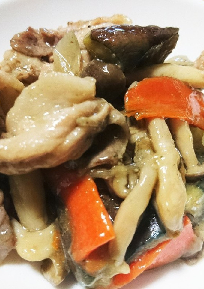 豚こま肉と野菜のオイスターソース炒め-レシピのメイン写真