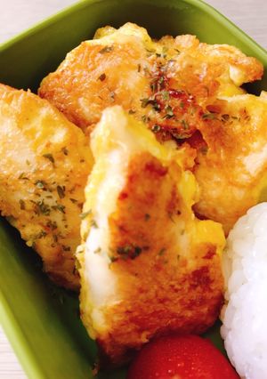 混ぜて焼くだけ！ささみチーズピカタ-レシピのメイン写真