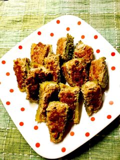 簡単☆ゴーヤーの肉詰めボート-レシピのメイン写真