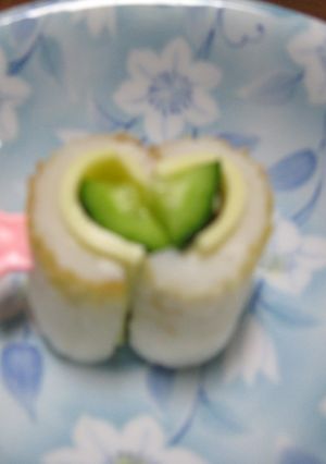 お弁当に☆無理やりハートのちくわです-レシピのメイン写真