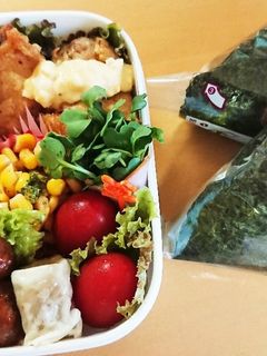 高2男子のお弁当8月30日-レシピのメイン写真