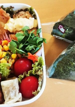 高２男子のお弁当8月30日-レシピのメイン写真