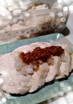 簡単柔らか茹で鶏とチキンスープ-レシピのメイン写真