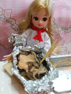 リカちゃん♡鮭ときのこのホイル焼きꕤ.゚-レシピのメイン写真