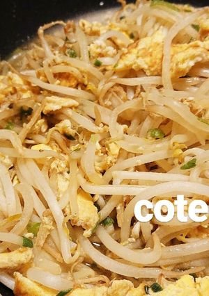 超簡単副菜★モヤシの玉子炒め-レシピのメイン写真