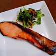 アトランティックサーモンの塩こうじ焼き