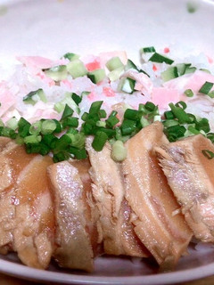彩り◎炙りサーモンの漬け丼-レシピのメイン写真