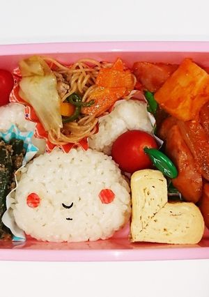 キャラ弁♪なぐられうさぎ！クレしん♪-レシピのメイン写真