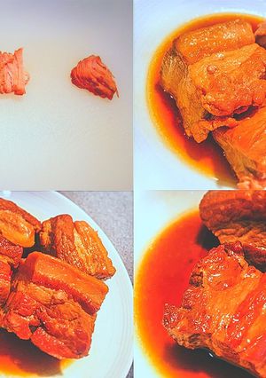 77℃“下茹でなし”で豚の角煮 比較実験-レシピのメイン写真