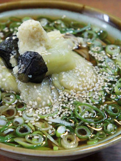 焼きナス蕎麦-レシピのメイン写真