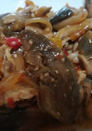 ナスと豚肉フライパン一つで簡単に〜♪-レシピのメイン写真