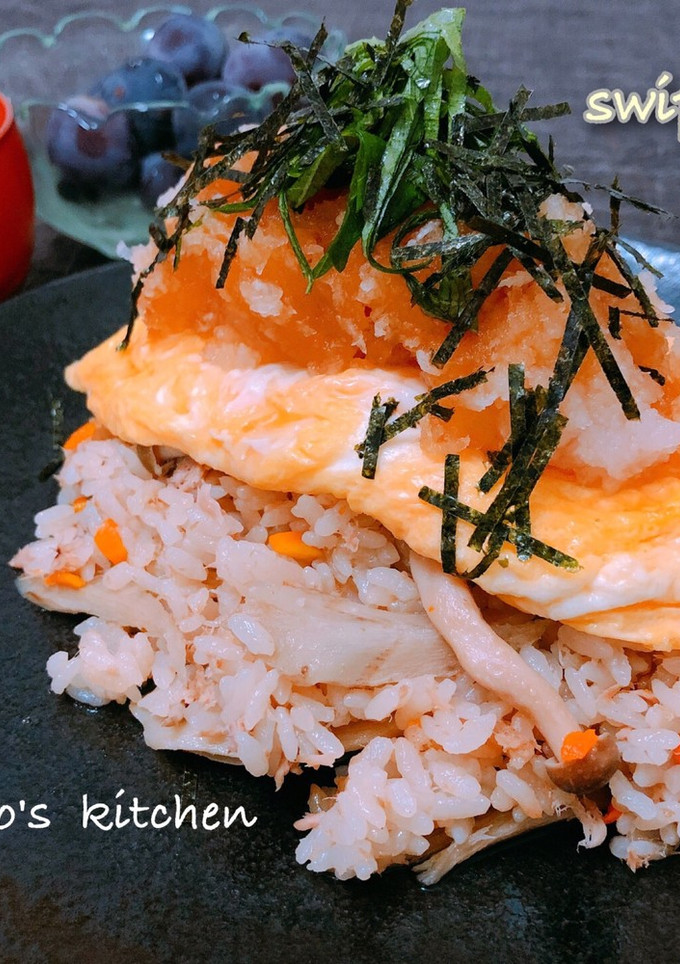 炊き込みご飯和風オムライス-レシピのメイン写真
