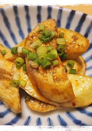 レンジで調理☆蒸しなすのピリ辛ポン酢和え-レシピのメイン写真