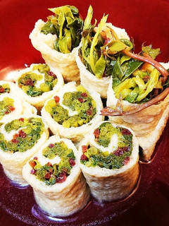 つるむらさきの南関あげ☆おひたし巻き-レシピのメイン写真