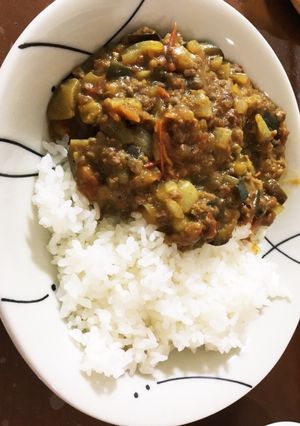 キーマ風 夏野菜 カレー-レシピのメイン写真