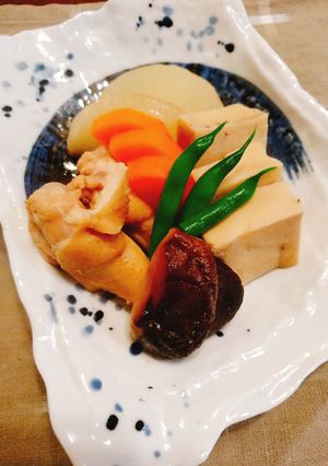 鶏手羽元と高野豆腐のふっくら煮-レシピのメイン写真