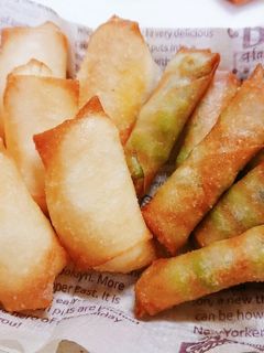 チーズ入りはんぺん春巻&枝豆春巻-レシピのメイン写真
