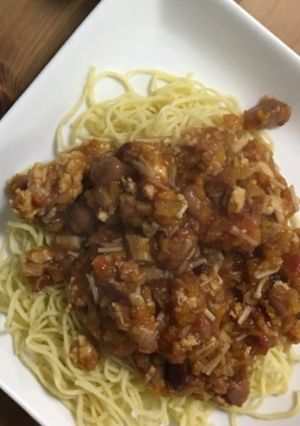 鶏むね肉ミートソース 鳥ミンチ-レシピのメイン写真