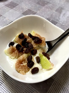 イチヂクと干しぶどう酢ヨーグルト-レシピのメイン写真