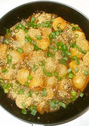 里芋・こんにゃくのごま味噌煮♪簡単-レシピのメイン写真