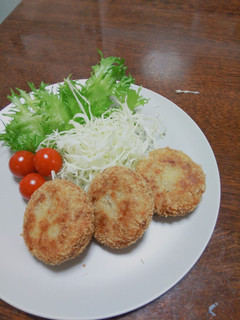 ポテトコロッケ(旬の新ショウガ、イカ)-レシピのメイン写真