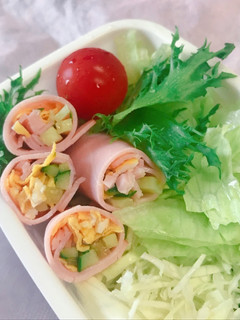 残りものの冷やし中華の具材をクルクル-レシピのメイン写真