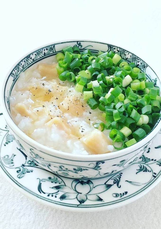 【朝がゆ】干し貝柱の中華風薬膳がゆ-レシピのメイン写真