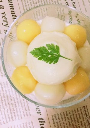 余ってる牛乳やオレンジジュースで作る白玉-レシピのメイン写真