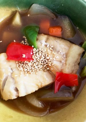 全てレンジ塩鯖と根菜たっぷりの煮付け-レシピのメイン写真