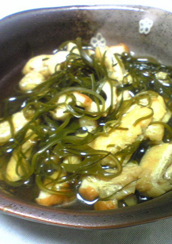 糸昆布と揚げの煮物-レシピのメイン写真