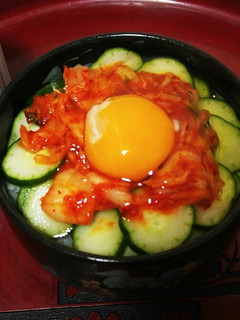 ☆簡単!美味しい♪納豆キムチ丼☆卵乗せ-レシピのメイン写真