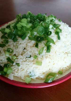 ネギだけの炒飯は簡単！でも美味しいっ！-レシピのメイン写真