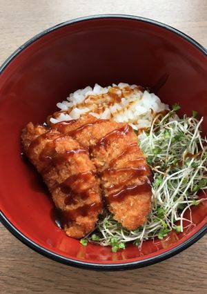 ハムカツ丼-レシピのメイン写真