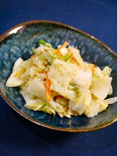 簡単副菜!白菜の浅漬け☆ゆず胡麻和え-レシピのメイン写真