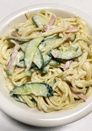 我が家の基本のスパサラ-レシピのメイン写真