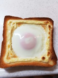 【絶妙!!!】目玉焼きトースト-レシピのメイン写真