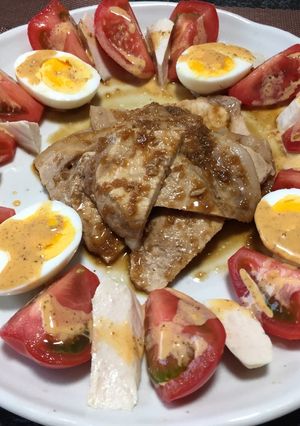 豚ロース生姜焼きと彩りミックス(^^)-レシピのメイン写真