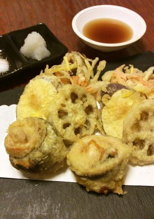 鮭白子と秋刀魚の天ぷら-レシピのメイン写真