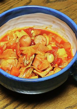 【野菜たっぷりミネストローネ】-レシピのメイン写真