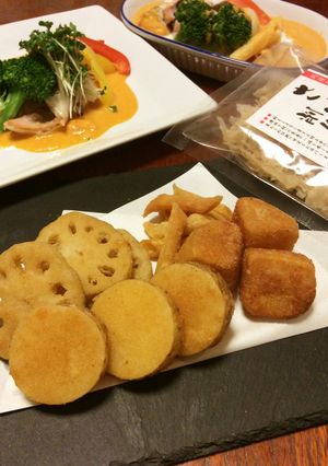 根菜の唐揚げ 鮭ぶしだし-レシピのメイン写真