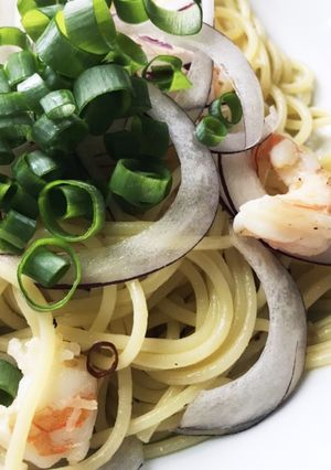 えびのネギだくパスタ-レシピのメイン写真