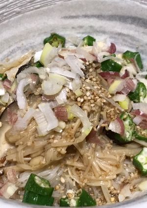 たっぷりきのこのそうめん-レシピのメイン写真