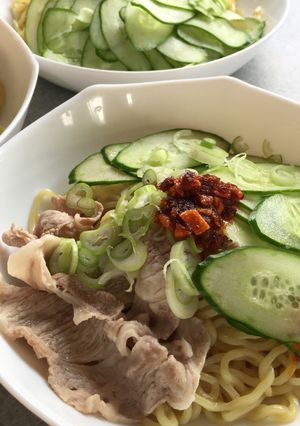 冷やし油そば　簡単トッピングで♪-レシピのメイン写真