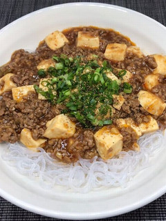 簡単☆乾燥こんにゃくパスタで麻婆豆腐-レシピのメイン写真