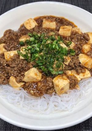 簡単☆乾燥こんにゃくパスタで麻婆豆腐-レシピのメイン写真