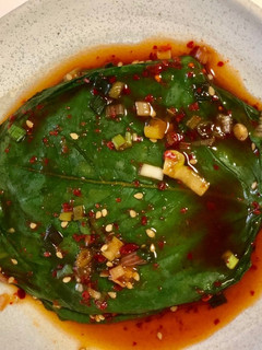 エゴマの葉の醤油煮付-レシピのメイン写真