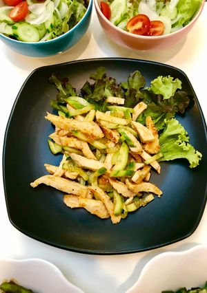 きゅうりとサラダチキンの和え物-レシピのメイン写真
