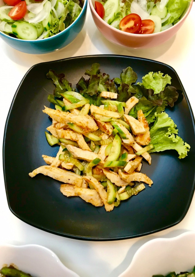 きゅうりとサラダチキンの和え物-レシピのメイン写真