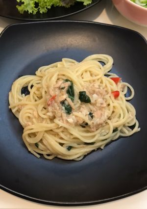 大葉とツナのピリ辛パスタ-レシピのメイン写真